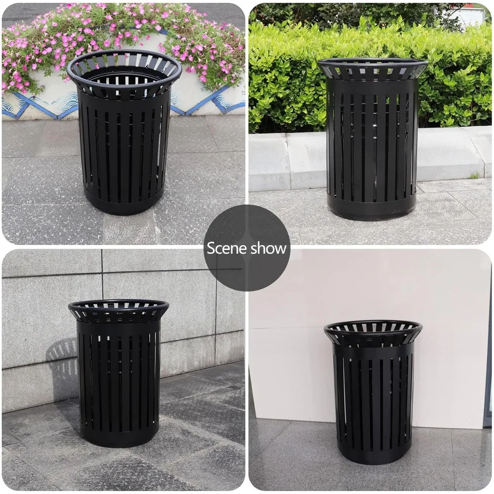 Hot Sale.Black,Big Outdoor Metal Slatted Trash Receptacle,Commercial Trash Cans,Round Garbage Bin,non-toxic, tasteless, durable
Hot Sale.Black,Big Outdoor Metal Slatted Trash Receptacle,Commercial Trash Cans,Round Garbage Bin,non-toxic, tasteless, durable