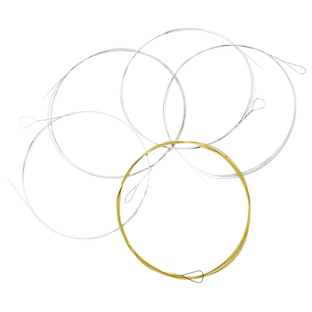 5 Pcs Banjo Strings Accessories Parts Replace Instrument Stainless Steel Mercerized Bronze Wound
5 Pcs Banjo Strings Accessories Parts Replace Instrument Stainless Steel Mercerized Bronze Wound