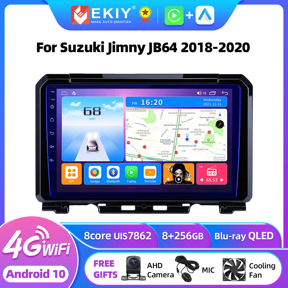 EKIY T7 Android 10.0 For Suzuki Jimny JB64 2018 - 2020 Car Radio Multimedia Video Player Navi Stereo GPS No 2din Carplay DVD
EKIY T7 Android 10.0 For Suzuki Jimny JB64 2018 - 2020 Car Radio Multimedia Video Player Navi Stereo GPS No 2din Carplay DVD