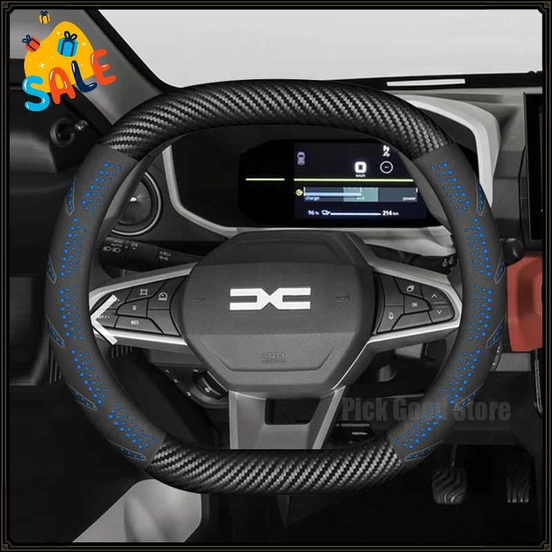 Double D Leather Car Steering Wheel Cover For ALL New Dacia Spring Duster 2026 2025 2024 Anti Slip Breathable Car Accessories
Double D Leather Car Steering Wheel Cover For ALL New Dacia Spring Duster 2026 2025 2024 Anti Slip Breathable Car Accessories