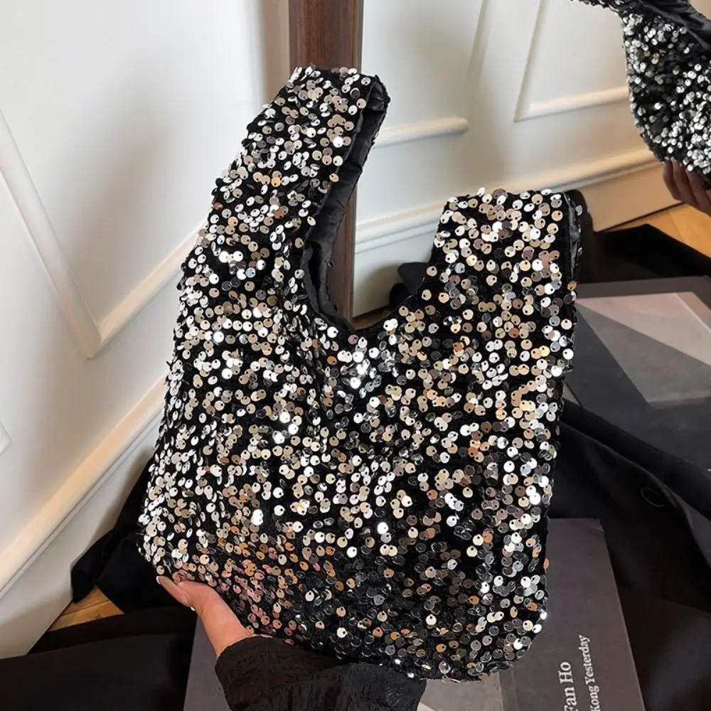 Casual Paillette Knot Handbag Giltter Cute Wrist Bag Cloth Korean Style Sequin Evening Bag Girl
Casual Paillette Knot Handbag Giltter Cute Wrist Bag Cloth Korean Style Sequin Evening Bag Girl