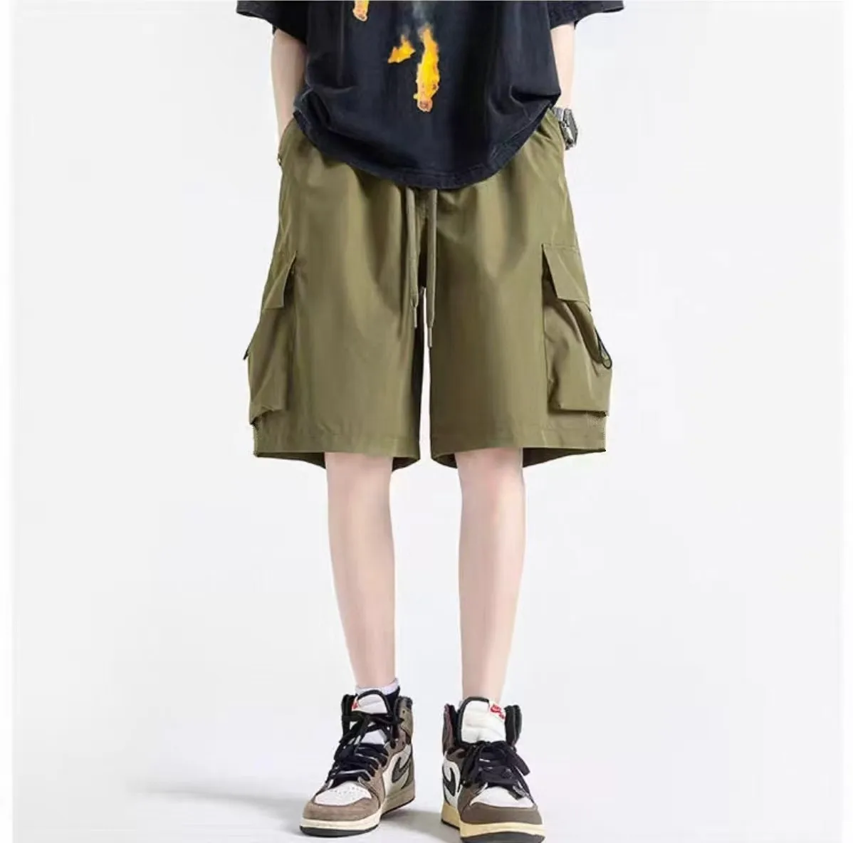 Quick Dry Camouflage Shorts Men's Casual Loose Fit Boys' Sport Leisure Pants Five-Quarter Length Workwear Trousers
Quick Dry Camouflage Shorts Men's Casual Loose Fit Boys' Sport Leisure Pants Five-Quarter Length Workwear Trousers