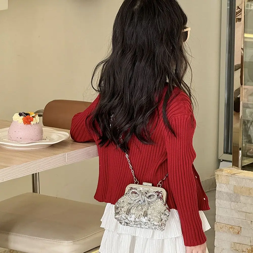 New Kids Cross Body Bag Starry Sequin Glitter Bow Shoulder Bag Luxury Small Children Handbag Girls
New Kids Cross Body Bag Starry Sequin Glitter Bow Shoulder Bag Luxury Small Children Handbag Girls