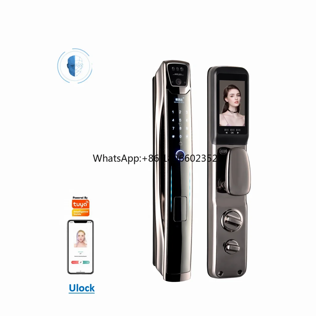 3D smart lock face recognition security finger print lock camera smart lock for home
3D smart lock face recognition security finger print lock camera smart lock for home