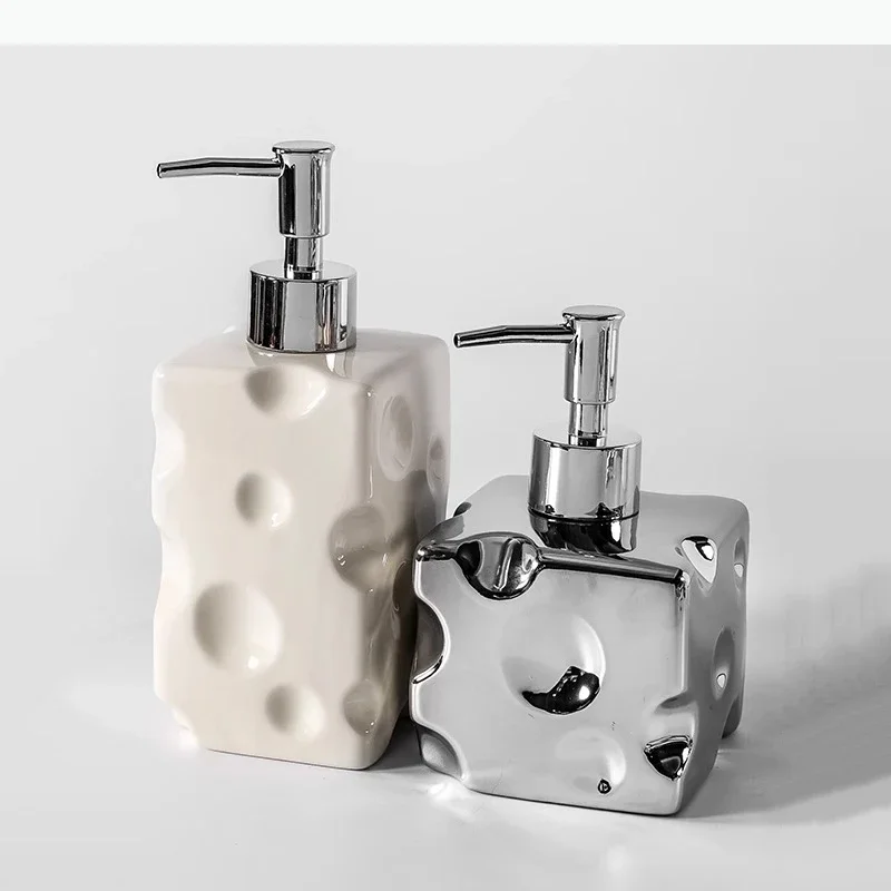 Ceramic Lotion Bottle Cheese Soap Dispenser Shampoo Shower Gel Bottle Hand Sanitizer Bottles Home Bathroom Supplies
Ceramic Lotion Bottle Cheese Soap Dispenser Shampoo Shower Gel Bottle Hand Sanitizer Bottles Home Bathroom Supplies