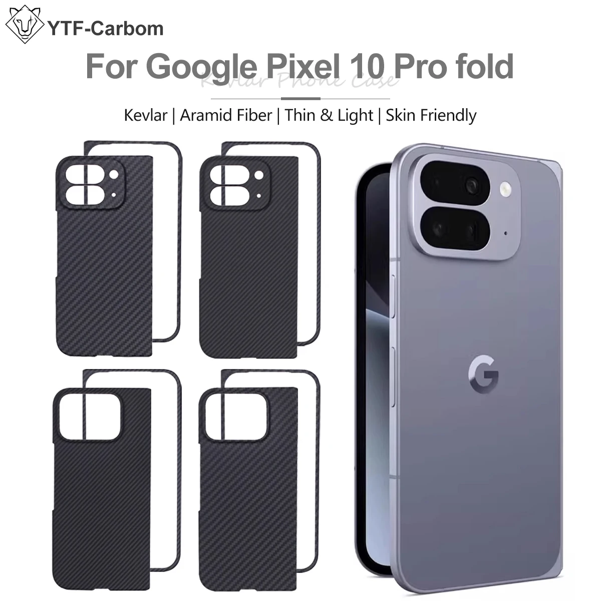 YTF-Carbon новый стиль для Google Pixel 10 Pro, складной защитный чехол из кевларового углеродного волокна, ультратонкий складной чехол для телефона 9 Pro
YTF-Carbon новый стиль для Google Pixel 10 Pro, складной защитный чехол из кевларового углеродного волокна, ультратонкий складной чехол для телефона 9 Pro