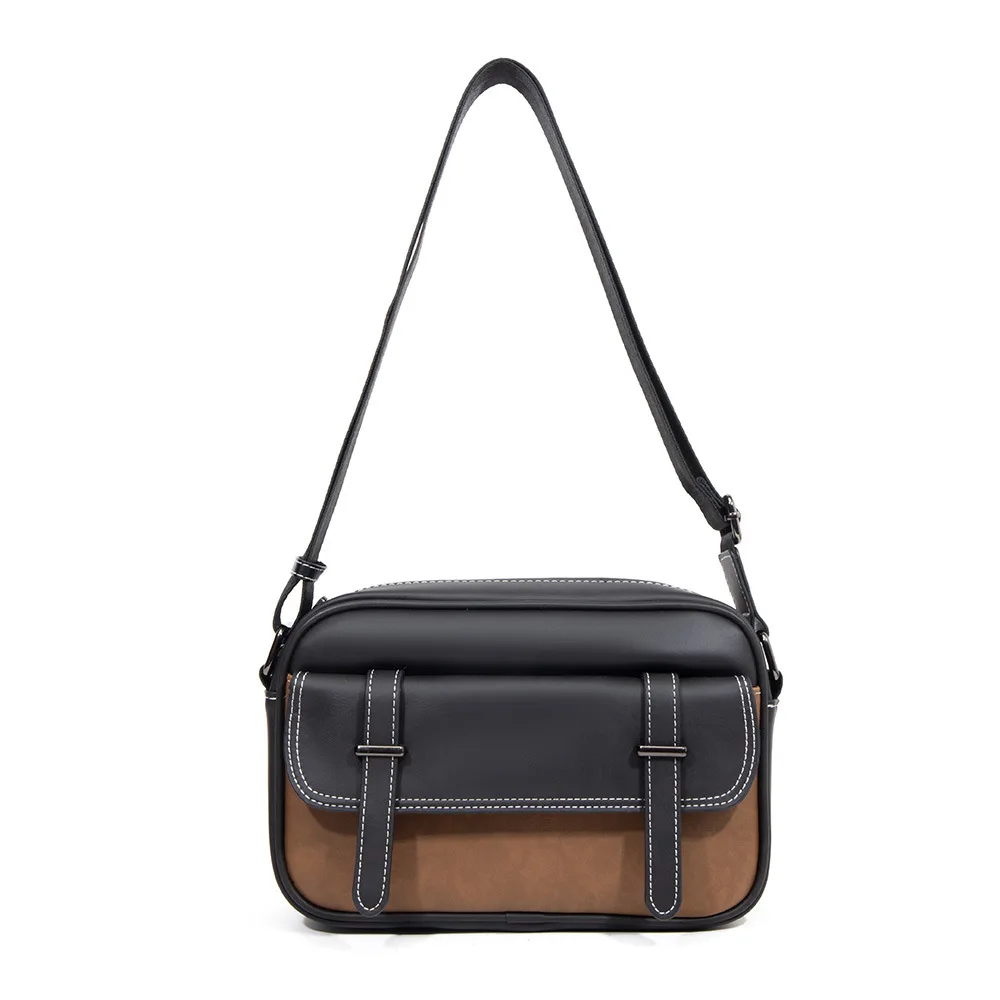 Retro PU leather crossbody bag, men's retro shoulder messenger bag, large capacity flap tote bag, casual tote bag
Retro PU leather crossbody bag, men's retro shoulder messenger bag, large capacity flap tote bag, casual tote bag