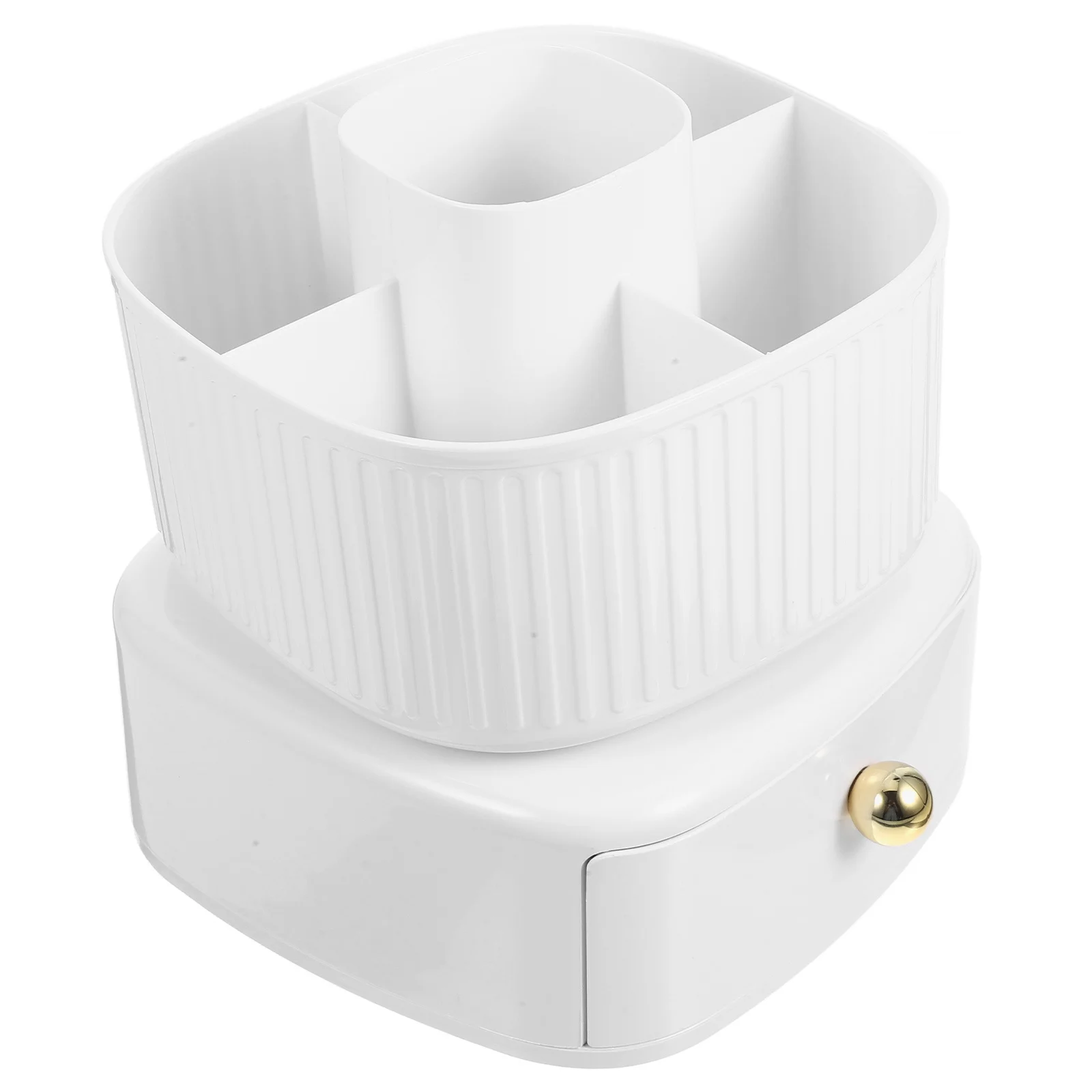 360° Rotating Pen Holder Organizer Drawer Large Capacity Pencil Cup For Makeup Brushes Desk Storage Box Stationery Supplies
360° Rotating Pen Holder Organizer Drawer Large Capacity Pencil Cup For Makeup Brushes Desk Storage Box Stationery Supplies