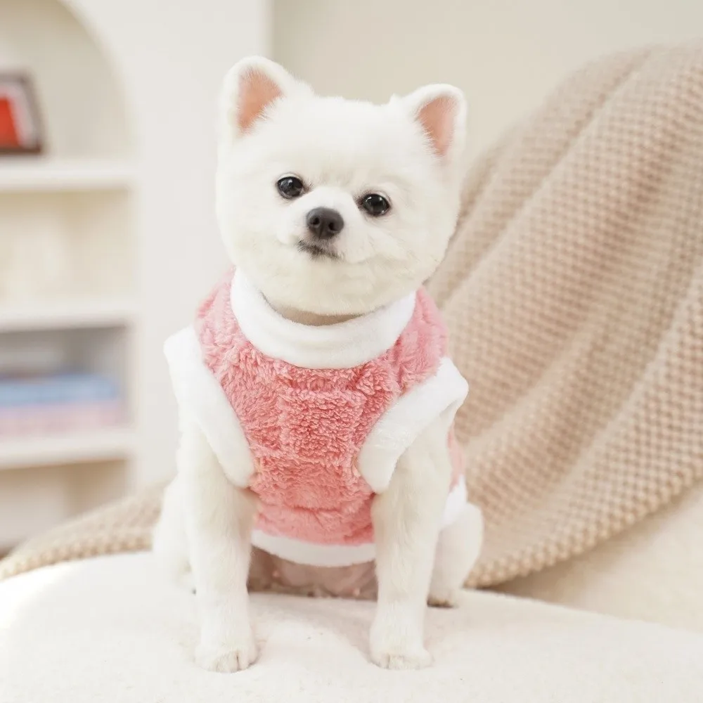 Pet Traction Suit Velvet Winter Dogs Clothes Comfortable Pullover Vest Pet Thick Jacket Soft Dog Warm Sweater Outdoor Indoor
Pet Traction Suit Velvet Winter Dogs Clothes Comfortable Pullover Vest Pet Thick Jacket Soft Dog Warm Sweater Outdoor Indoor