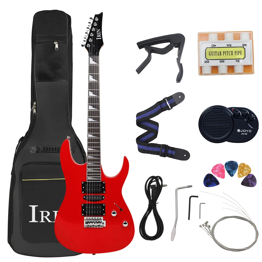 6 Strings Electric Guitar 24 Frets Maple Body Neck Electric Guitar Guitarra With Bag Amp Pick Necessary Guitar Parts Accessories
6 Strings Electric Guitar 24 Frets Maple Body Neck Electric Guitar Guitarra With Bag Amp Pick Necessary Guitar Parts Accessories