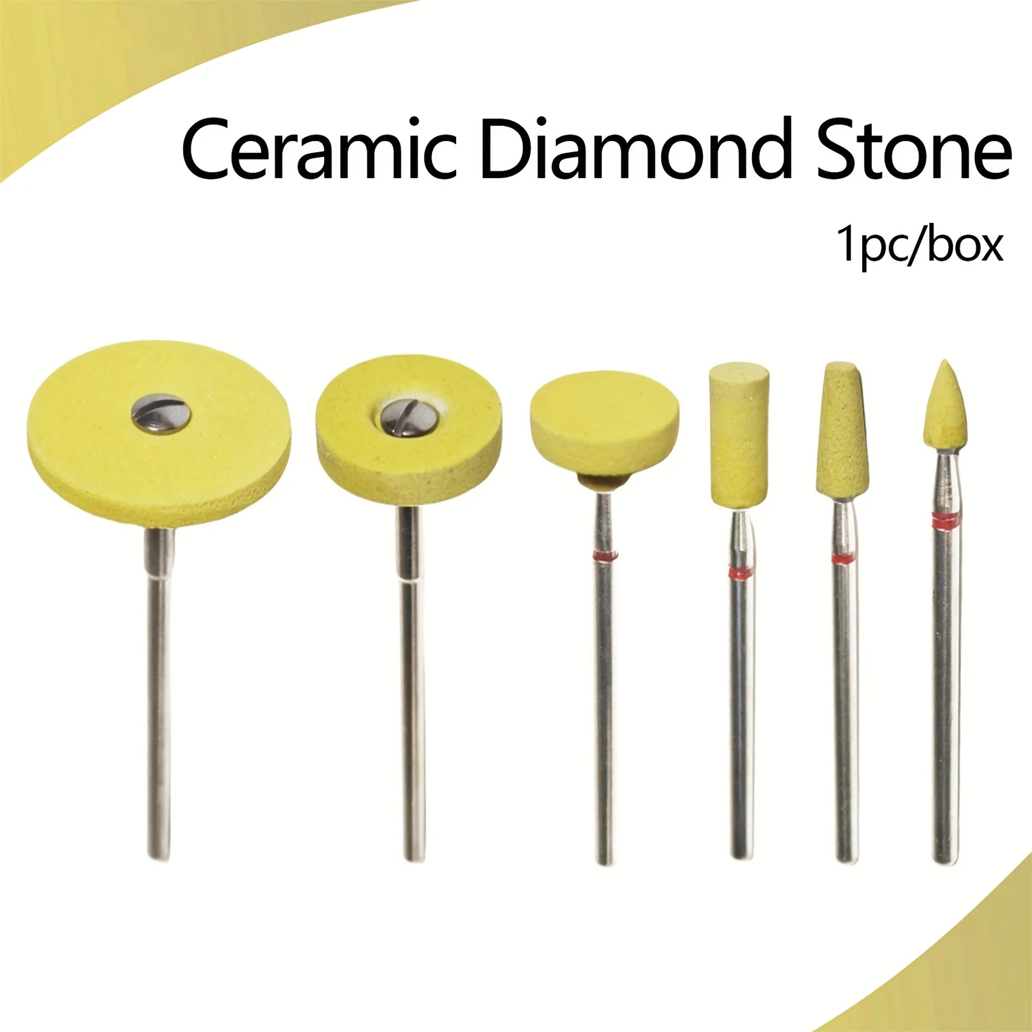 Dental Ceramic Diamond Stone Grinder Polisher for Zirconia Porcelain Crown Yellow Fine Polishing Finishing Lab HP2.35 mm
Dental Ceramic Diamond Stone Grinder Polisher for Zirconia Porcelain Crown Yellow Fine Polishing Finishing Lab HP2.35 mm