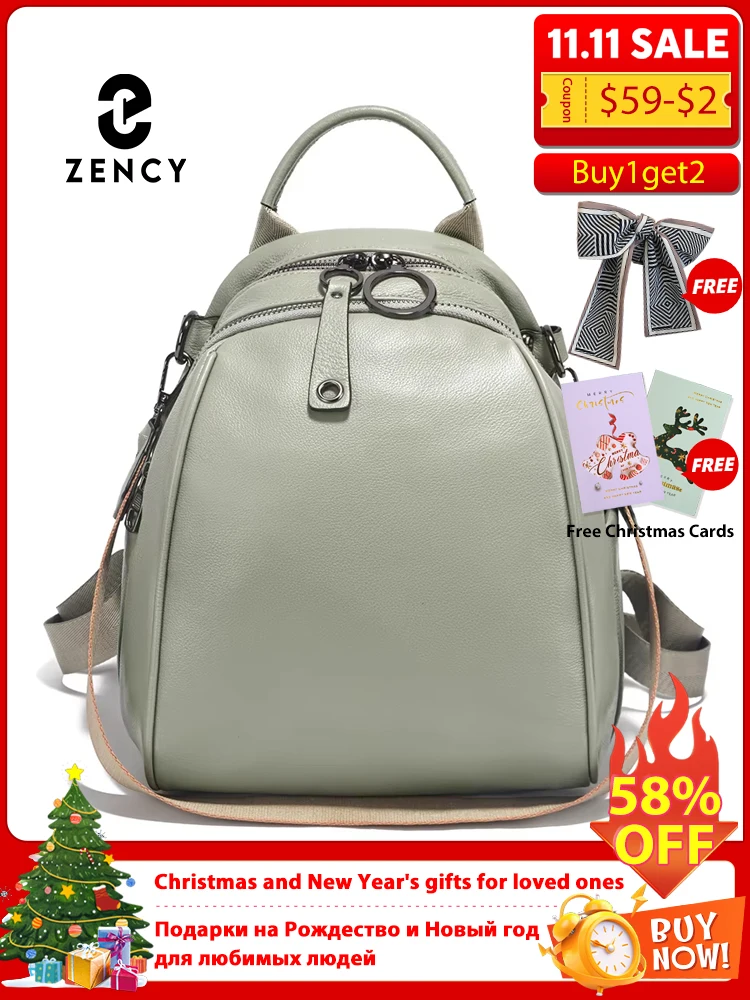 Zency Women's Soft Genuine Leather Travel Backpack Large Capacity Convertible Rucksack Knapsack Multi-compartment Shoulder Bag
Zency Women's Soft Genuine Leather Travel Backpack Large Capacity Convertible Rucksack Knapsack Multi-compartment Shoulder Bag