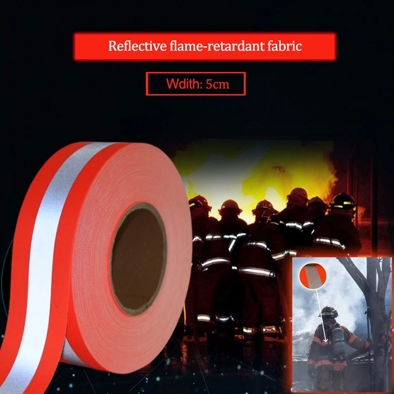 High Visibility Fluorescent Yellow&Fluorescent Red Reflective Flame Fire Retardant Fabric Tape Sew On
High Visibility Fluorescent Yellow&Fluorescent Red Reflective Flame Fire Retardant Fabric Tape Sew On