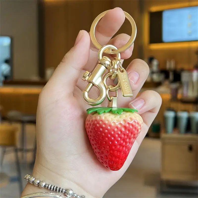 Resin Strawberry Keychain Bag Pendant, Women's Bag Accessory, Exquisite Car Keychain Pendant
Resin Strawberry Keychain Bag Pendant, Women's Bag Accessory, Exquisite Car Keychain Pendant