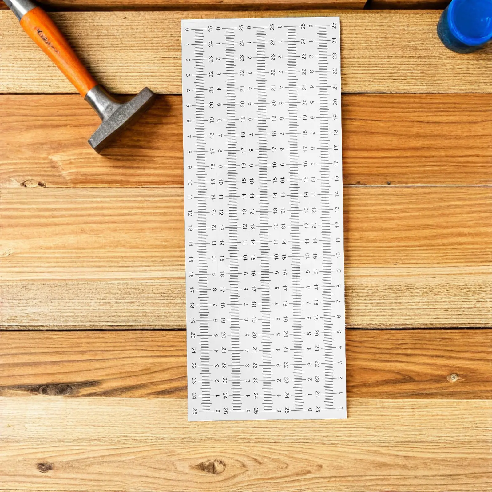 50Pcs Self Adhesive Ruler Tape Metric Scale Sticker for Workbench Woodworking Craft Desk Precision Measuring Tool Easy Install
50Pcs Self Adhesive Ruler Tape Metric Scale Sticker for Workbench Woodworking Craft Desk Precision Measuring Tool Easy Install