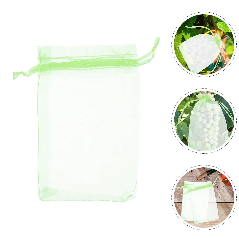 100pcs Fruit Protection Bags 17X23Cm Green Breathable Mesh For Strawberries Grapes Tomatoes Vegetables Garden Tree Reusable
100pcs Fruit Protection Bags 17X23Cm Green Breathable Mesh For Strawberries Grapes Tomatoes Vegetables Garden Tree Reusable