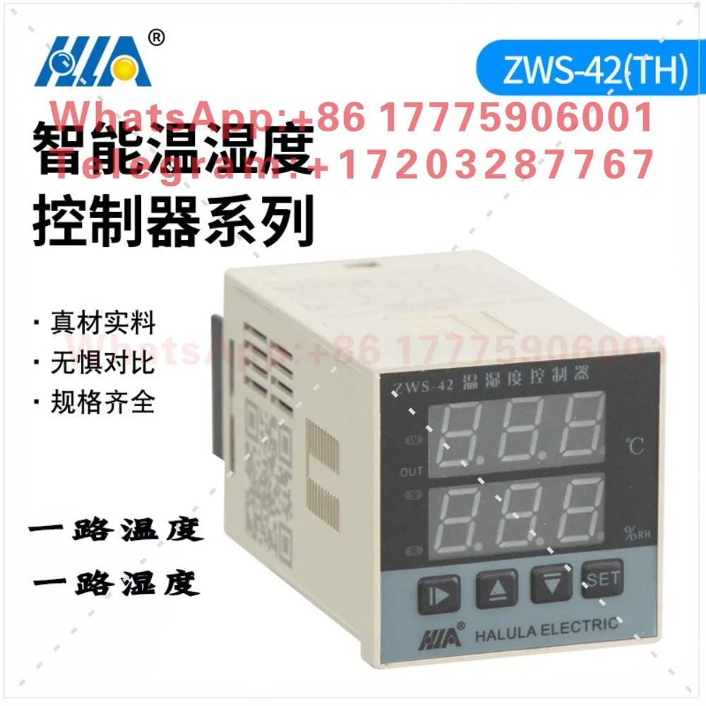Temperature and humidity controller ZWS-42 (TH) digital display controller high voltage cabinet
Temperature and humidity controller ZWS-42 (TH) digital display controller high voltage cabinet