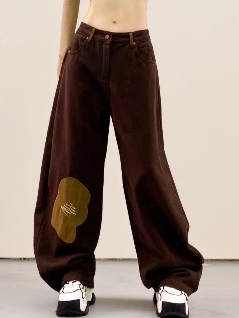 Faionable прямые джинсы с высокой талией, женские повседневные широкие брюки в стиле пэчворк, весенний сезон, свободные джинсы для взрослых
Faionable прямые джинсы с высокой талией, женские повседневные широкие брюки в стиле пэчворк, весенний сезон, свободные джинсы для взрослых