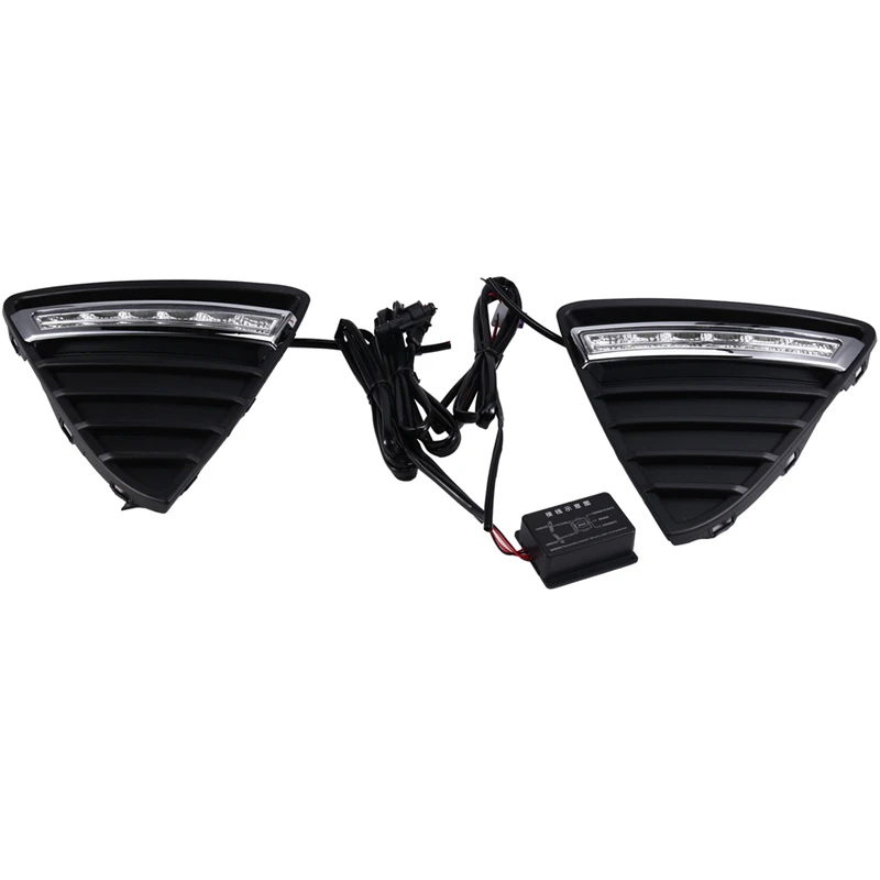 A96E-1Pair Daytime Running Light LED Fog Lamp Cover For Ford Focus 3 MK3 2012 - 2015
A96E-1Pair Daytime Running Light LED Fog Lamp Cover For Ford Focus 3 MK3 2012 - 2015
