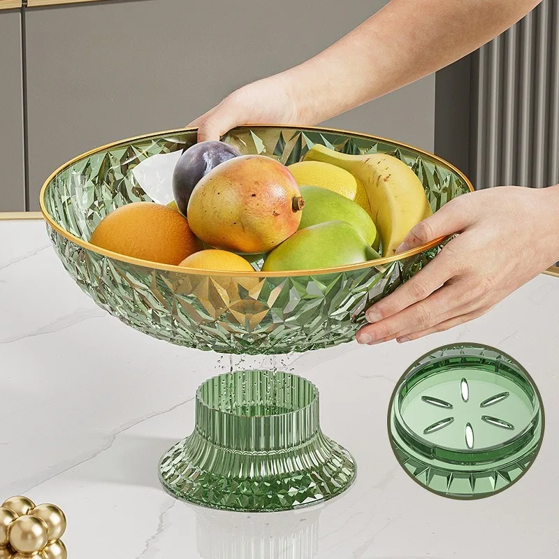 New High Beauty Light Luxury Style High Foot Fruit Tray Home Living Room Tea Table Snacks Dried Fruits Transparent
New High Beauty Light Luxury Style High Foot Fruit Tray Home Living Room Tea Table Snacks Dried Fruits Transparent