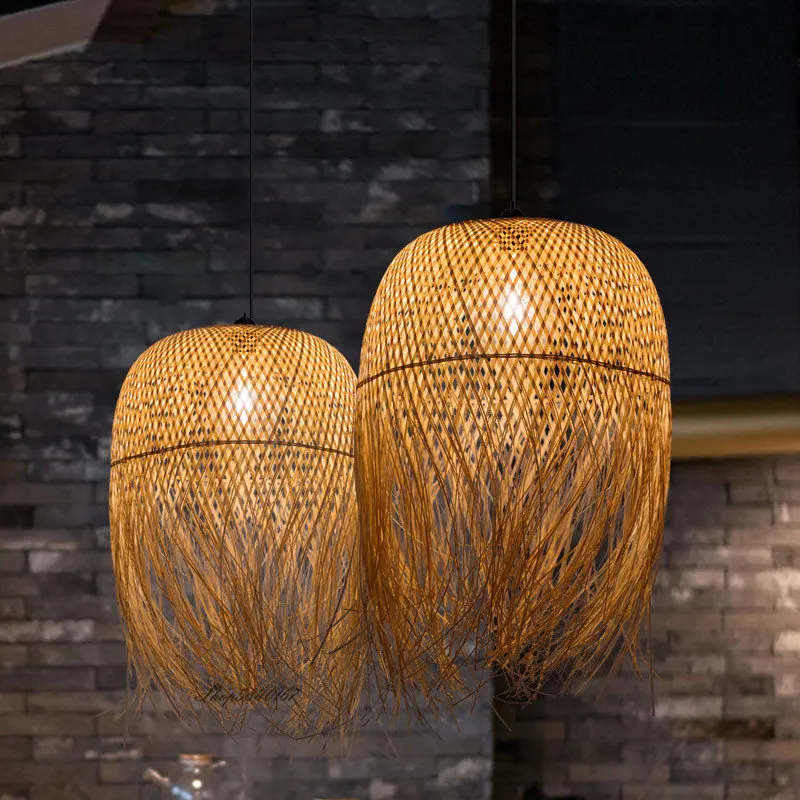 Vintage Creative Bamboo Pendant Lights Cafe Shop Restaurant Hanglamp Retro Decoration Living Room Home Suspension Luminaire Lamp
Vintage Creative Bamboo Pendant Lights Cafe Shop Restaurant Hanglamp Retro Decoration Living Room Home Suspension Luminaire Lamp
