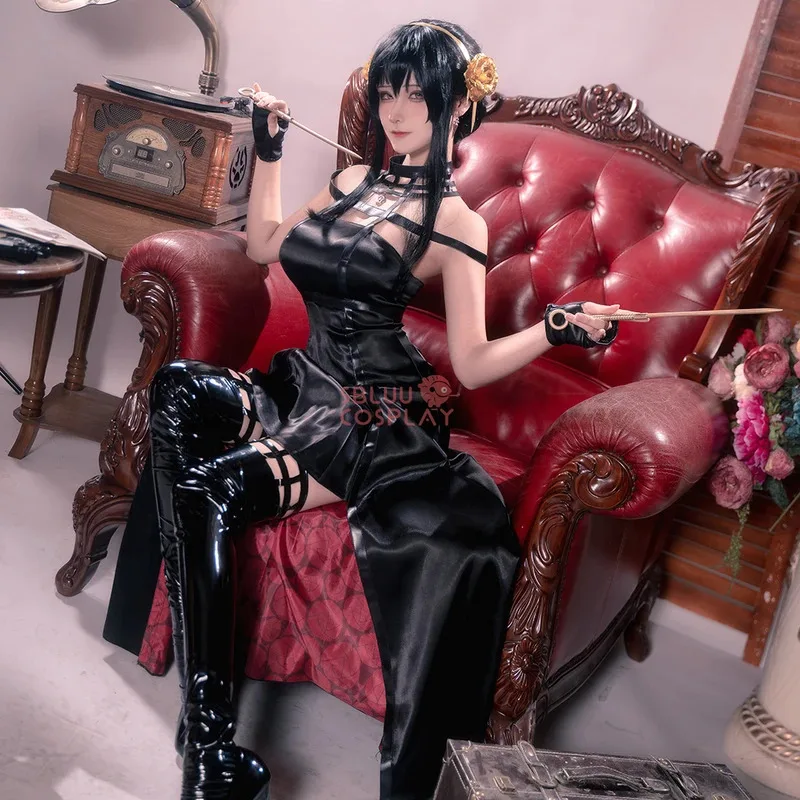 LQSBluuCosplay Yor Косплей Аниме Женское Готическое Платье Костюм Форджера Черное Платье Хэллоуин Вечеринка Наряд для Женщин
LQSBluuCosplay Yor Косплей Аниме Женское Готическое Платье Костюм Форджера Черное Платье Хэллоуин Вечеринка Наряд для Женщин