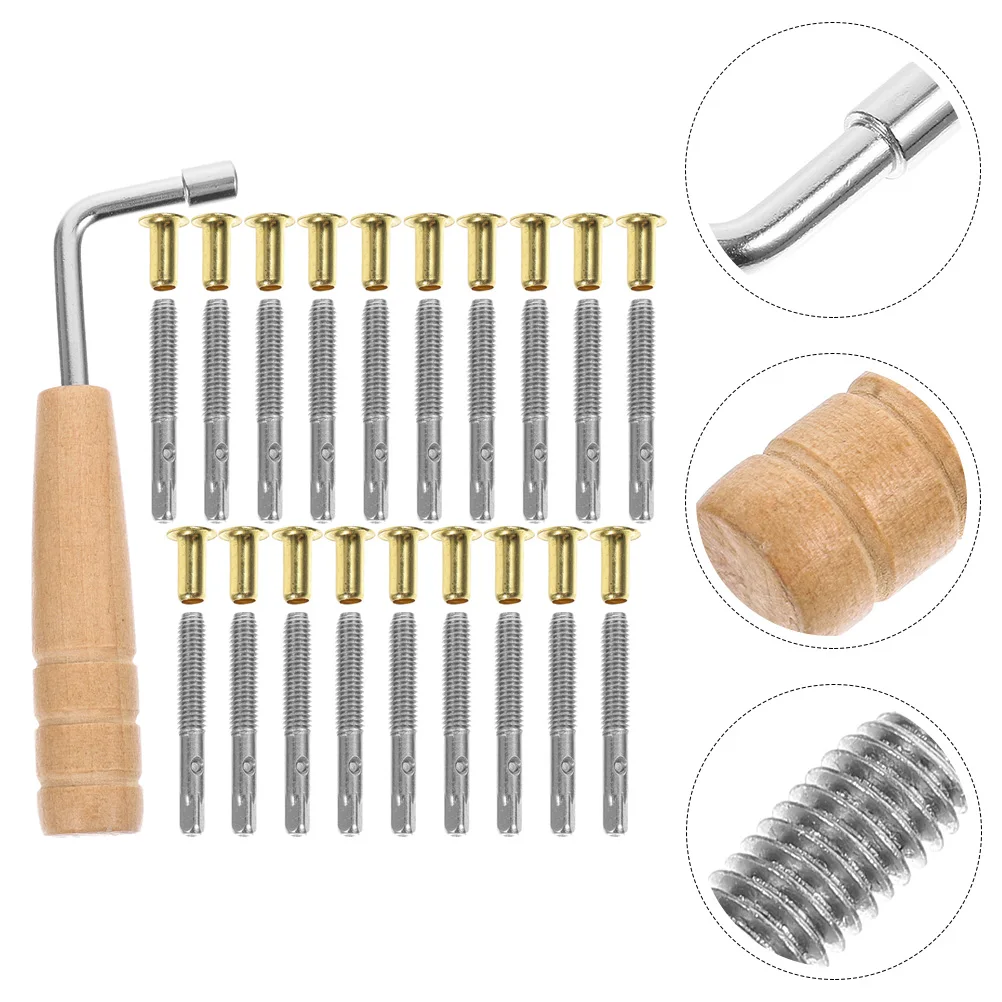 1 Set Lyre Harp Parts Replacement Turn Pin Nails String Tuning Accessories Wrench Durable Quality Music Instruments
1 Set Lyre Harp Parts Replacement Turn Pin Nails String Tuning Accessories Wrench Durable Quality Music Instruments
