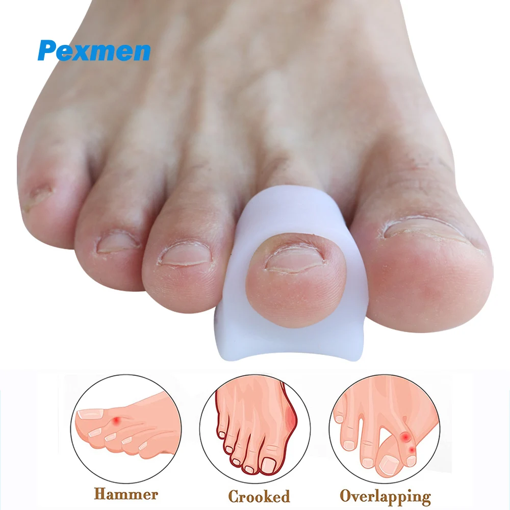 Pexmen 2Pcs/Pair Soft Gel Big Toe Separator for Overlapping Toes Bunions Big Toe Alignment Corrector and Spacer Foot Protector
Pexmen 2Pcs/Pair Soft Gel Big Toe Separator for Overlapping Toes Bunions Big Toe Alignment Corrector and Spacer Foot Protector