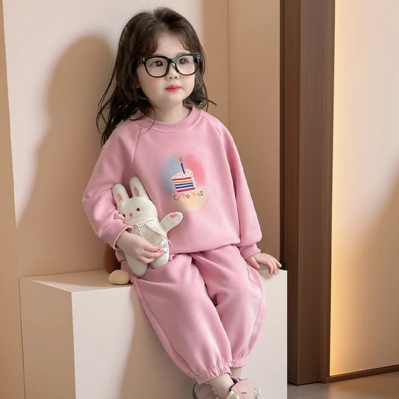 Girls' Rainbow Cake Set 2025 Spring New Style Baby Girl Casual Hoodie Two Piece Set Small and Medium Children's Fashion
Girls' Rainbow Cake Set 2025 Spring New Style Baby Girl Casual Hoodie Two Piece Set Small and Medium Children's Fashion