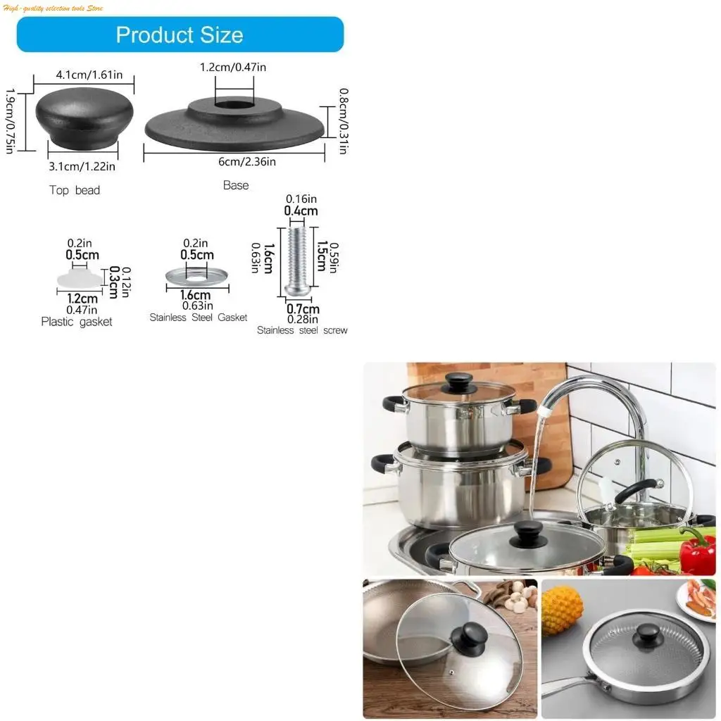 203F 4pcs Easy Installion Designs Knobs for Replacing Broken Pot Lid Handles
203F 4pcs Easy Installion Designs Knobs for Replacing Broken Pot Lid Handles