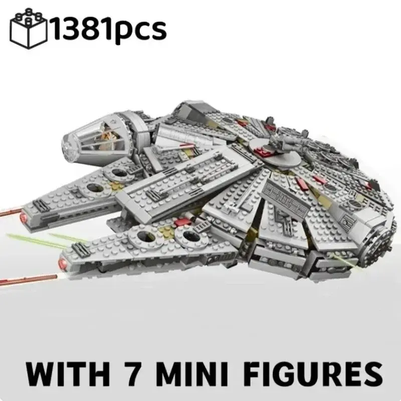In Stock 1381 Pcs Space Millennium War Ship Spacecraft Set Falcon Alien MINI 75105 Figure Model Building Blocks Bricks Toy Gift
In Stock 1381 Pcs Space Millennium War Ship Spacecraft Set Falcon Alien MINI 75105 Figure Model Building Blocks Bricks Toy Gift