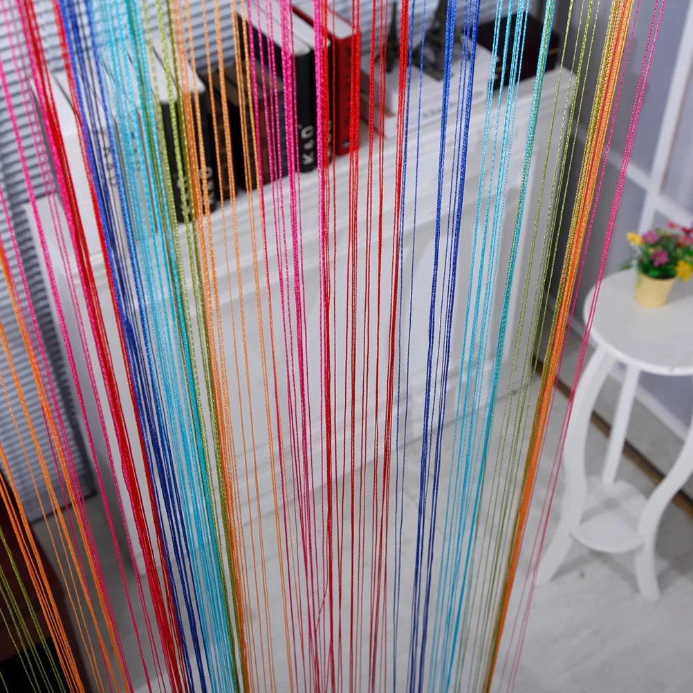 100x200cm Colorful String Curtains Six Colors Decorative Drapes for Bedroom Living Room Book Store Clothes Shop
100x200cm Colorful String Curtains Six Colors Decorative Drapes for Bedroom Living Room Book Store Clothes Shop