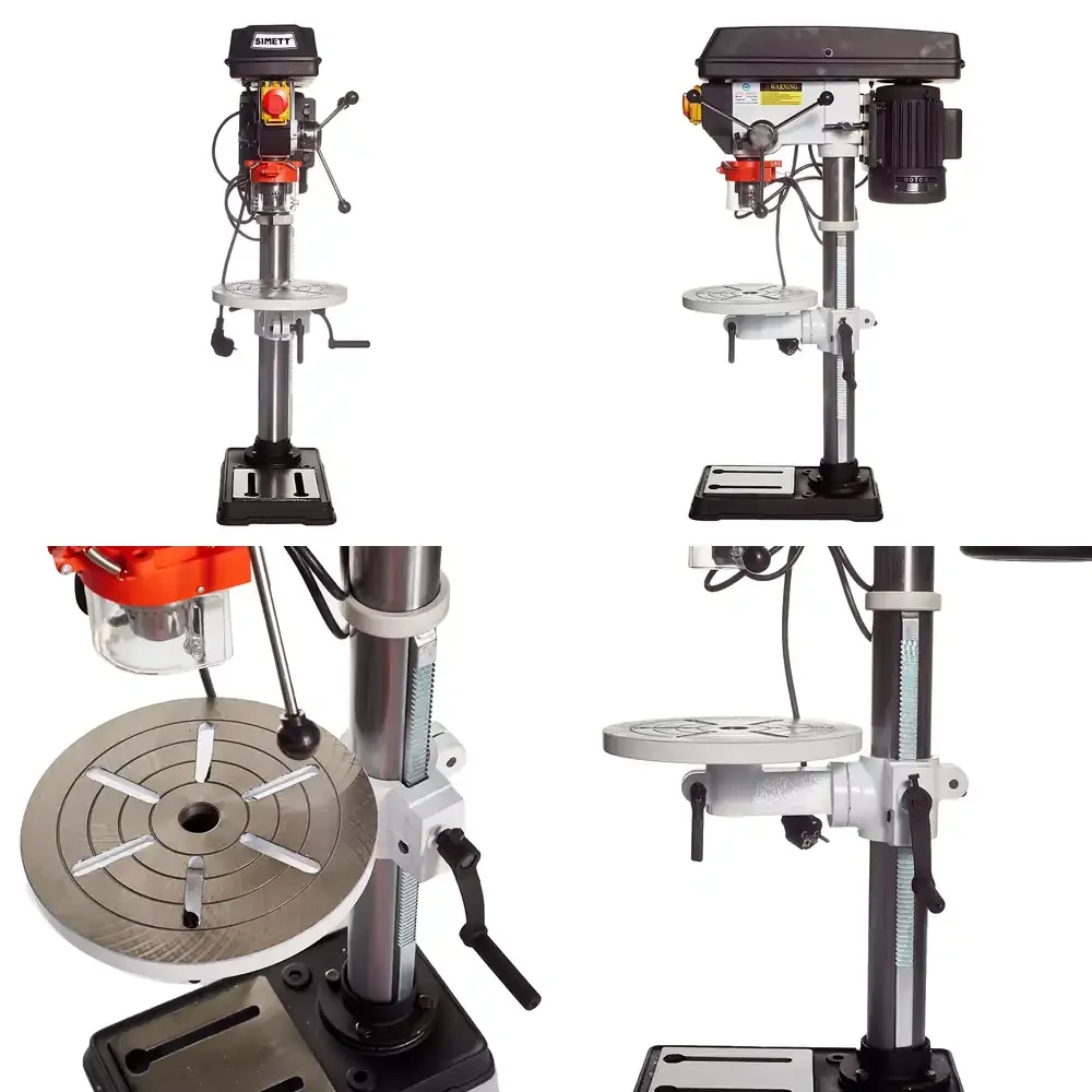 SIMETT New Light Weight Vertical Bench Drill 550W for Wood and Metal Drilling up to 16mm ZJQ4116K
SIMETT New Light Weight Vertical Bench Drill 550W for Wood and Metal Drilling up to 16mm ZJQ4116K