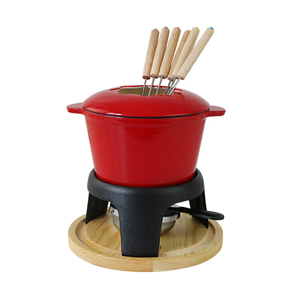 Cast Iron Chocolate Fondue Pot Cookware Cheese Fondue
Cast Iron Chocolate Fondue Pot Cookware Cheese Fondue