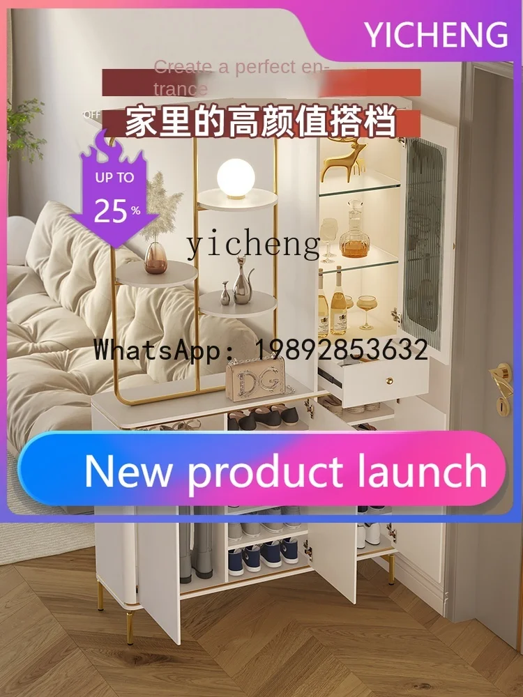 Home Entrance Cabinet Shoe Cabinet Integrated Modern Minimalist Subareas Screens Living Room Double-Sided Porch Cabinet
Home Entrance Cabinet Shoe Cabinet Integrated Modern Minimalist Subareas Screens Living Room Double-Sided Porch Cabinet
