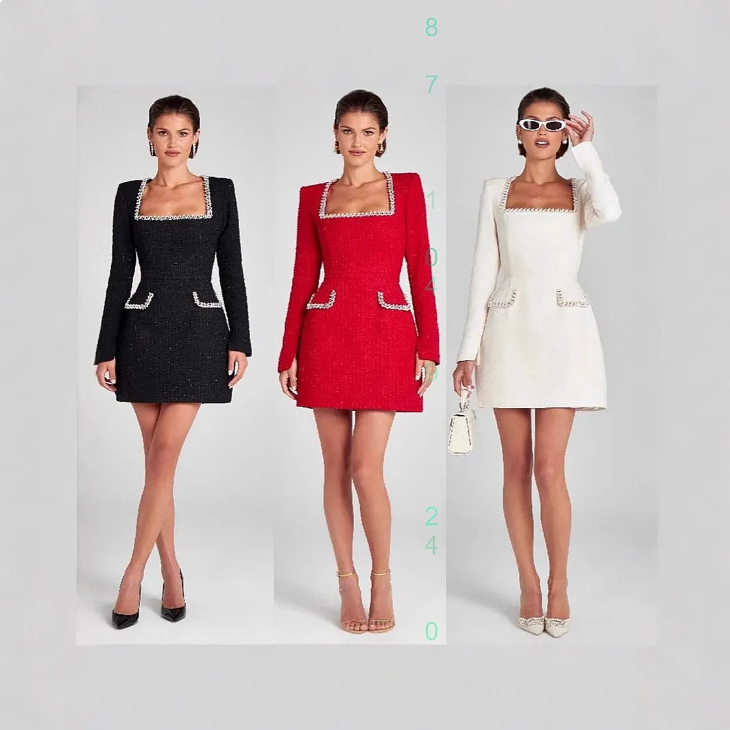 Women's Elegant Slim Fit U Neck Long Sleeve Sequin Dress Spring Summer Jumpsuit Party Overall
Women's Elegant Slim Fit U Neck Long Sleeve Sequin Dress Spring Summer Jumpsuit Party Overall