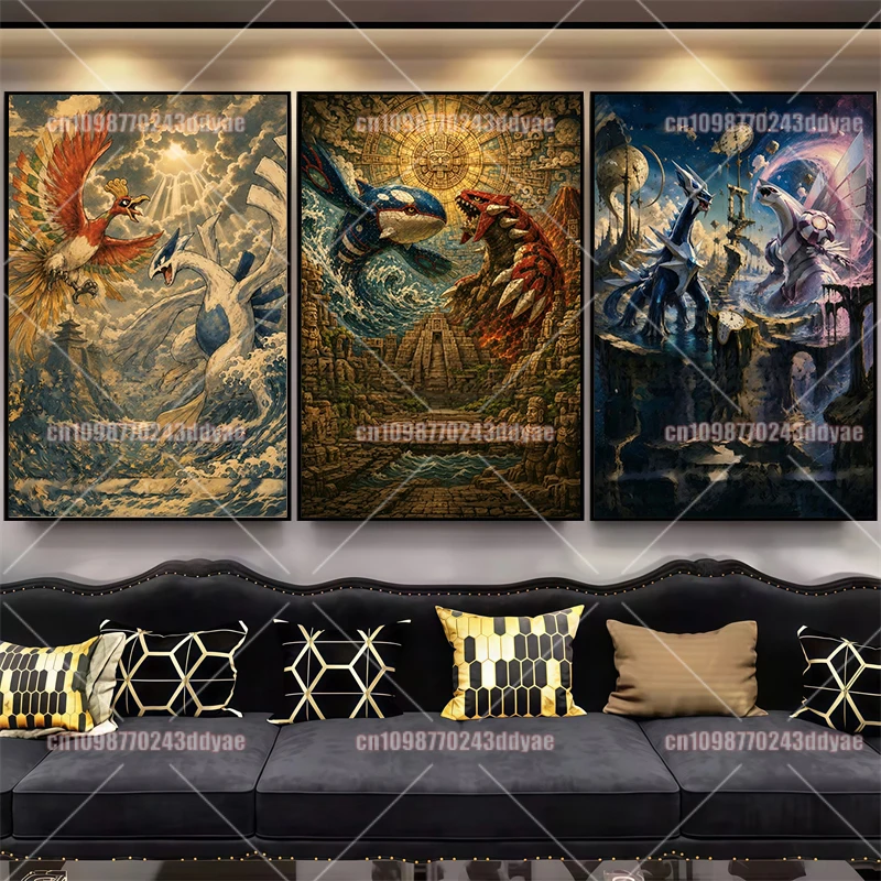 Anime Pokemon Canvas Painting Deep Shadow Dark Epic Poster Original Painting Print Wall Art Picture Home Decor Children's Gift
Anime Pokemon Canvas Painting Deep Shadow Dark Epic Poster Original Painting Print Wall Art Picture Home Decor Children's Gift