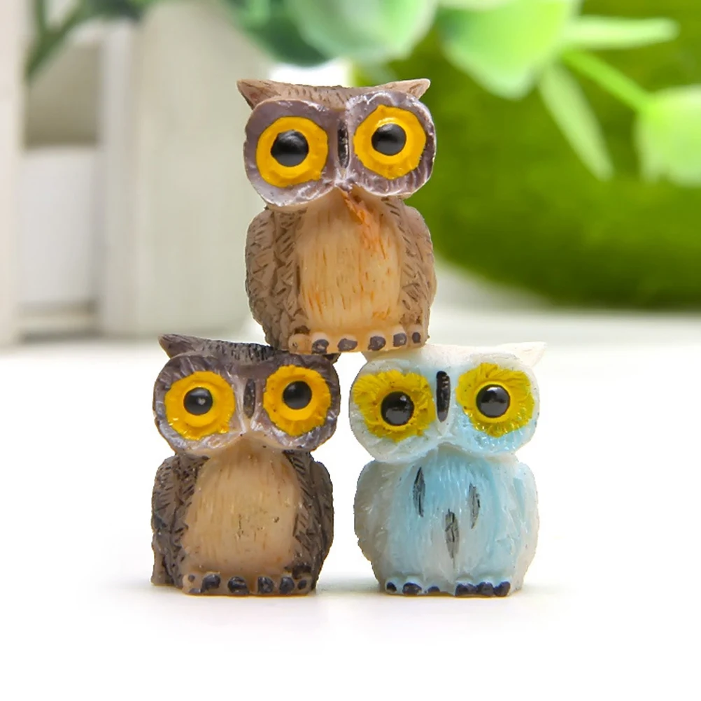 3 Pcs Mini Resin Owl Succulent Ornaments Durable Safe Design Match Room Decor Micro Landscape Craft Gardening Supplies
3 Pcs Mini Resin Owl Succulent Ornaments Durable Safe Design Match Room Decor Micro Landscape Craft Gardening Supplies