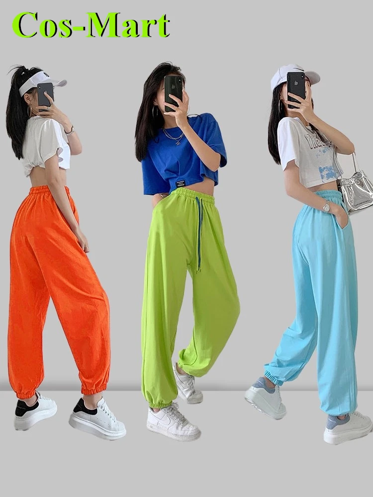 Cos-Mart флуоресцентные брюки свободные с высокой талией широкие брюки джаз хип-хоп уличные танцы спортивные штаны Ghost Step Drag Dance повседневный спорт
Cos-Mart флуоресцентные брюки свободные с высокой талией широкие брюки джаз хип-хоп уличные танцы спортивные штаны Ghost Step Drag Dance повседневный спорт