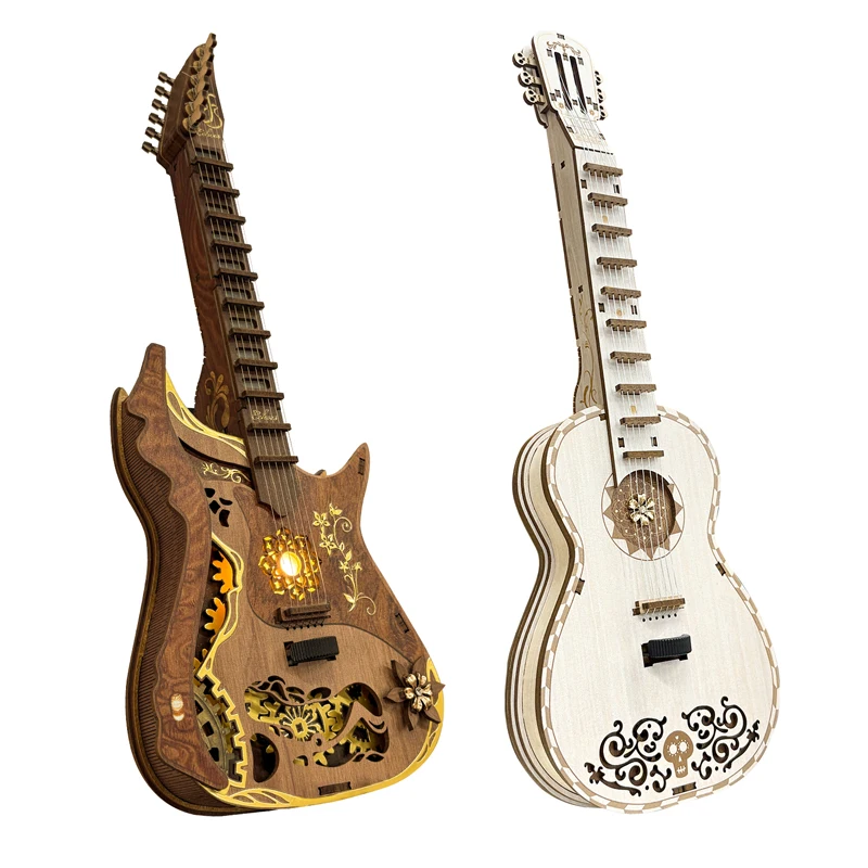 DIY Wooden Miniature Building Kits Guitar Musical Instrument Chord Master Doll Houses With Music Dollhouses for Friends Gifts
DIY Wooden Miniature Building Kits Guitar Musical Instrument Chord Master Doll Houses With Music Dollhouses for Friends Gifts