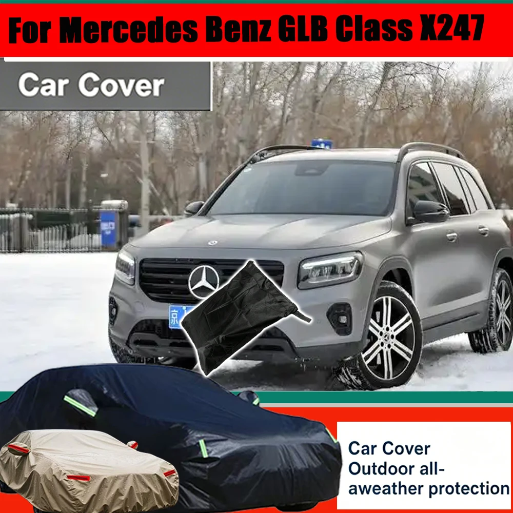 Outdoor Protection Full Car Cover Snow Cover Sunshade Waterproof Dustproof Car Accessories For Mercedes Benz GLB Class X247
Outdoor Protection Full Car Cover Snow Cover Sunshade Waterproof Dustproof Car Accessories For Mercedes Benz GLB Class X247