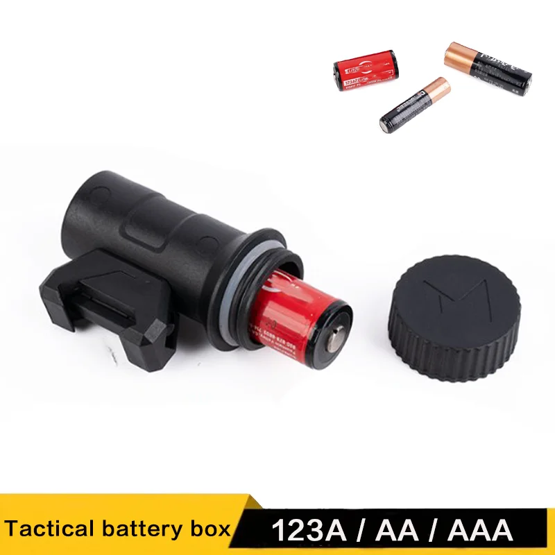 Tactical battery storage box for CR123 / AAA / AA batteries, portable spare battery storage box
Tactical battery storage box for CR123 / AAA / AA batteries, portable spare battery storage box