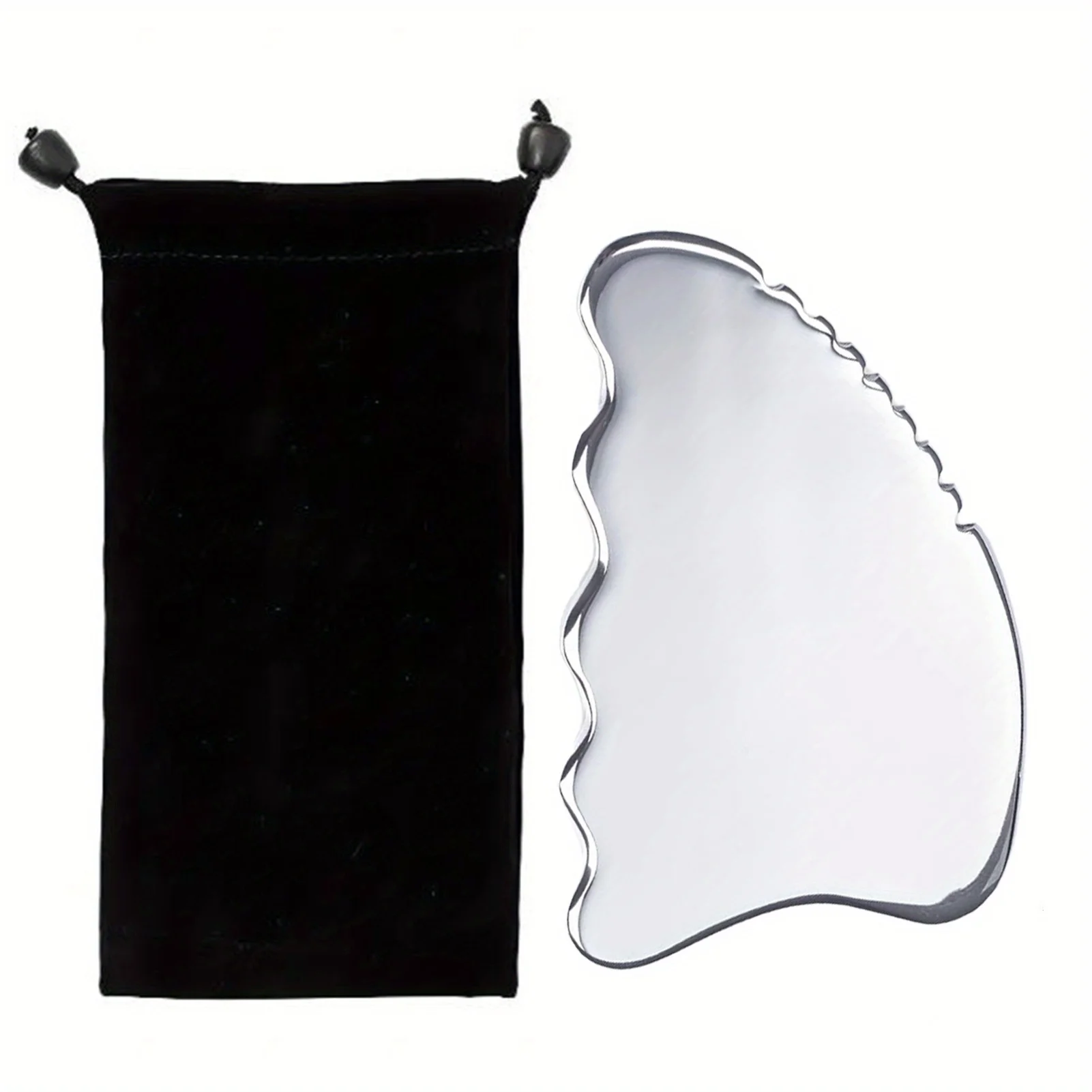 1pc Gua Sha Scraping Tool, Stainless Steel Facial Massage Tool, Gua Sha Board Massage Tool Trigger Point Massager Skin Care Tool
1pc Gua Sha Scraping Tool, Stainless Steel Facial Massage Tool, Gua Sha Board Massage Tool Trigger Point Massager Skin Care Tool