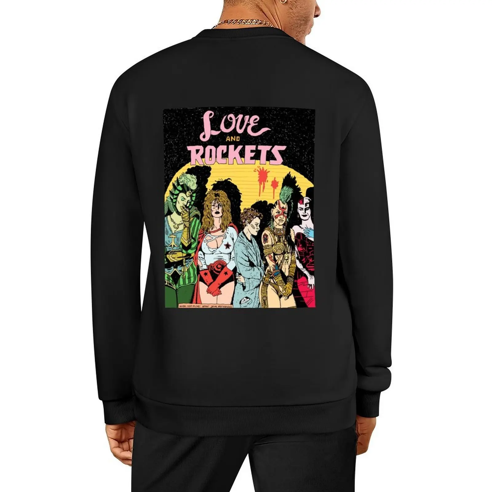 Love and Rockets hero's and villians Pullover tracksuits autumn mens clothing mens clothes sports sweatshirt man
Love and Rockets hero's and villians Pullover tracksuits autumn mens clothing mens clothes sports sweatshirt man