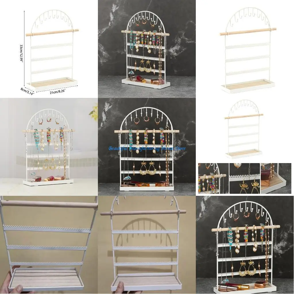 E56A Белый держатель для сережек, органайзер для ювелирных изделий, стенд для выставки товаров, многоуровневая подставка
E56A Белый держатель для сережек, органайзер для ювелирных изделий, стенд для выставки товаров, многоуровневая подставка