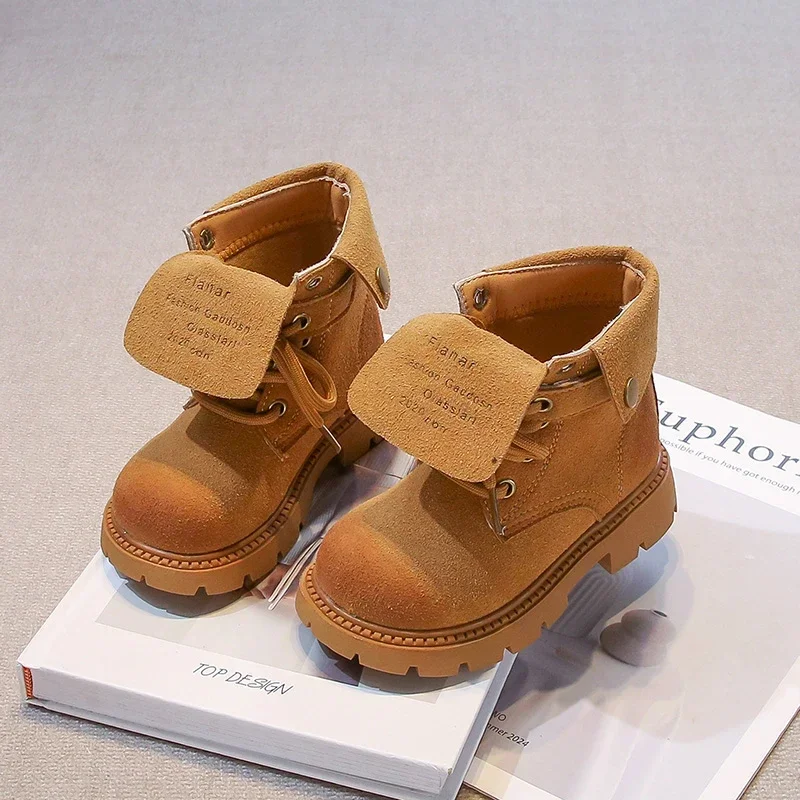 2025 Children Leather Shoes for Girls Autumn Winter New Fashionable Korean Style Soft Bottom Anti-slippery Versatile Short Boots
2025 Children Leather Shoes for Girls Autumn Winter New Fashionable Korean Style Soft Bottom Anti-slippery Versatile Short Boots