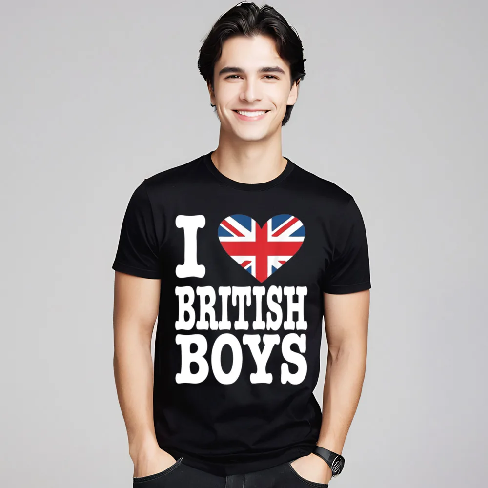 I ove British Boys Tshirt T Shirts Short Sleeve Funky Mans NEW YEAR DAY Tees Funny Tops Shirt Round Collar 100% Cotton Fabric
I ove British Boys Tshirt T Shirts Short Sleeve Funky Mans NEW YEAR DAY Tees Funny Tops Shirt Round Collar 100% Cotton Fabric