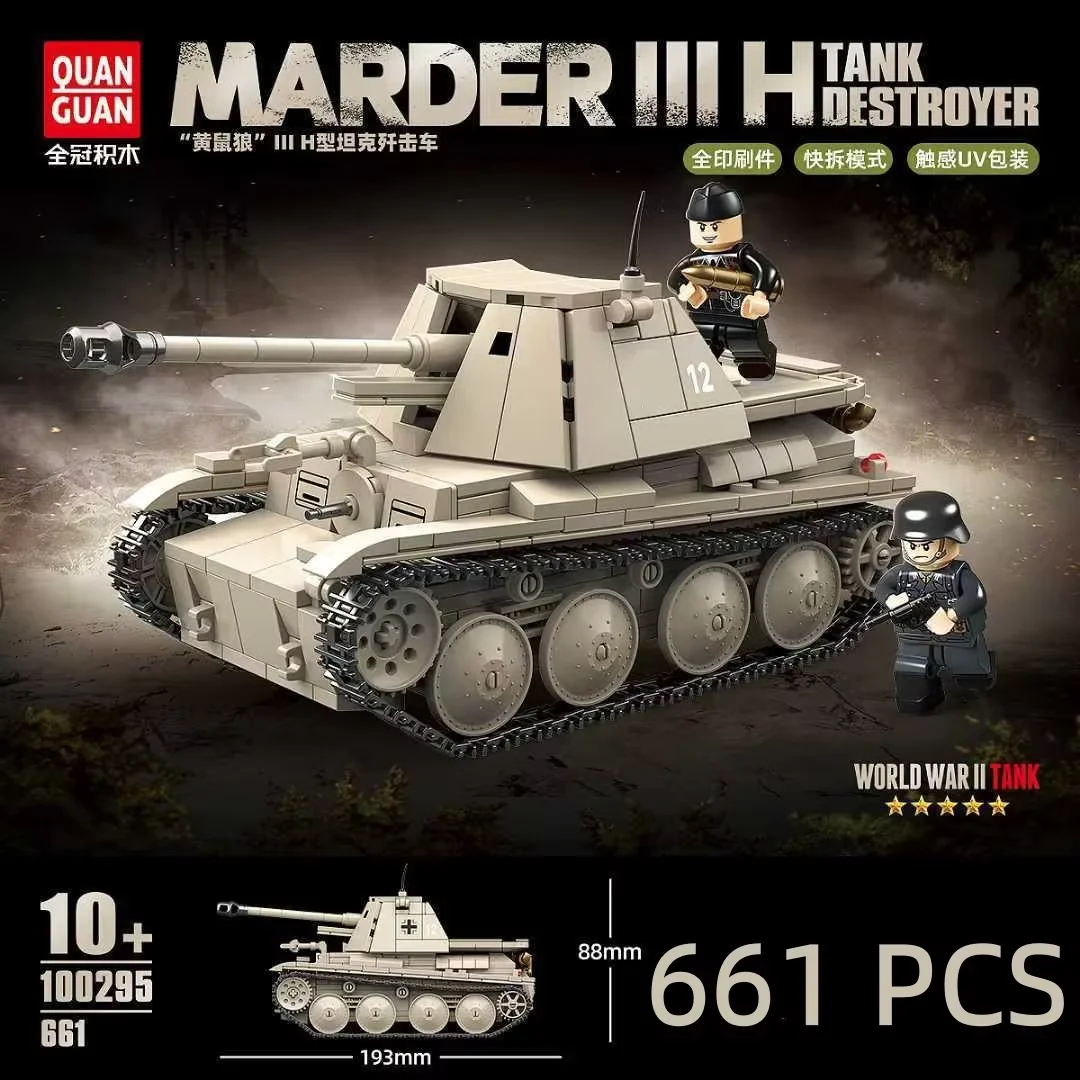 Full Crown 100295 German Weasel H-Type Tank Destroyer Educational Building Puzzle Toy for Kids
Full Crown 100295 German Weasel H-Type Tank Destroyer Educational Building Puzzle Toy for Kids