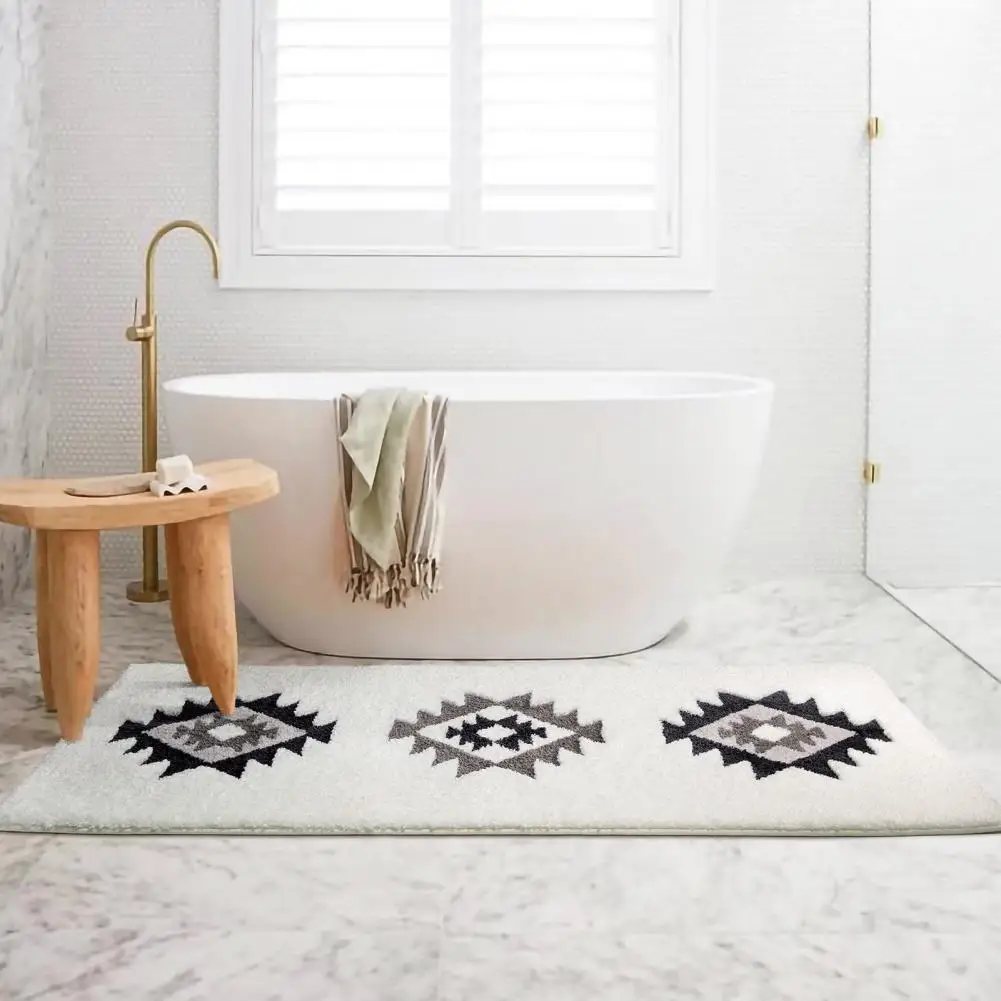 Floor Carpet Stylish Non-slip Backing 3 Colors Strong Water Absorption Bohemian Carpet Household Supplies
Floor Carpet Stylish Non-slip Backing 3 Colors Strong Water Absorption Bohemian Carpet Household Supplies