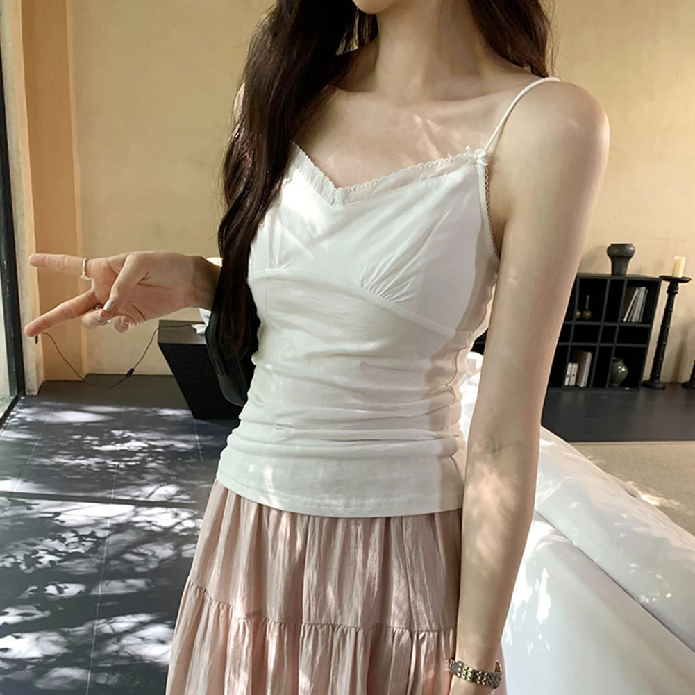 Daily Fashion Casual Outing Hot Girl Suspenders Sweet Lace Bow Suspenders Hot Girl Sleeveless Vest Suitable For All Seasons
Daily Fashion Casual Outing Hot Girl Suspenders Sweet Lace Bow Suspenders Hot Girl Sleeveless Vest Suitable For All Seasons